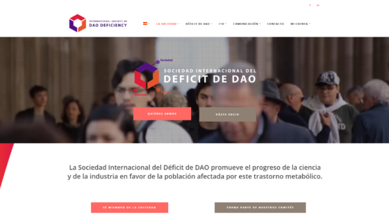 the International Society of DAO Deficiency estrena nueva web