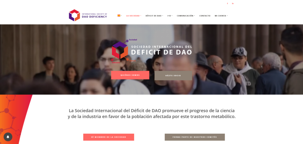 the International Society of DAO Deficiency estrena nueva web
